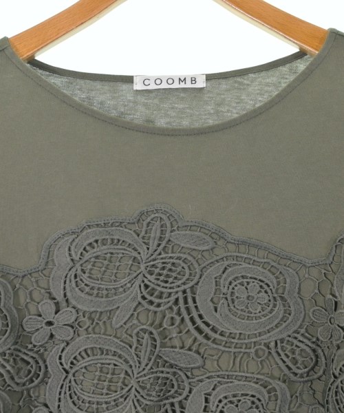 Coomb（クーム）Tシャツ・カットソー カーキ サイズ:38(M位) レディース/2200666167033