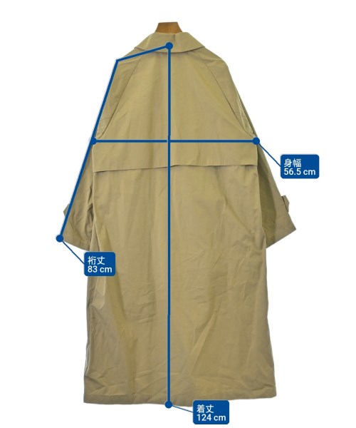 COUTURE D'ADAM（クチュールドアダム）ステンカラーコート ベージュ サイズ:38(M位) レディース/2200615090153