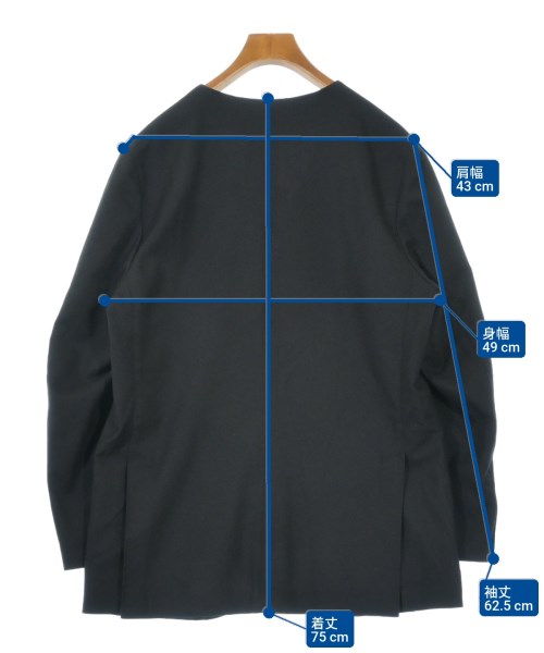 COUTURE D'ADAM（クチュールドアダム）カジュアルジャケット 黒 サイズ:40(L位) メンズ/2200629022027