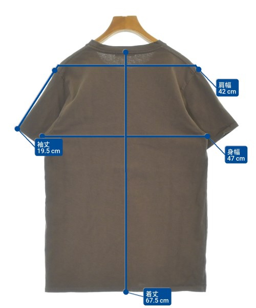 COUTURE D'ADAM（クチュールドアダム）Tシャツ・カットソー 茶 サイズ:38(M位) レディース/2200668328111