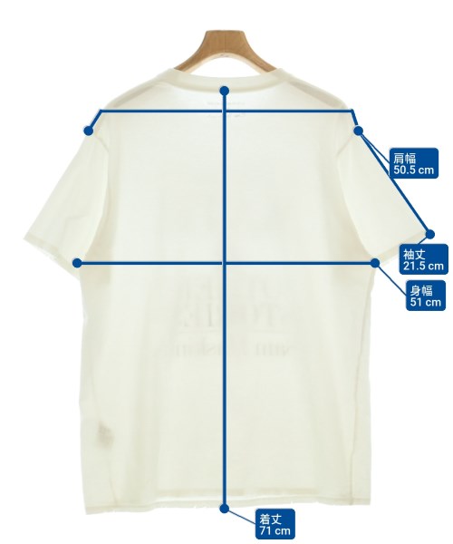 COUTURE D'ADAM（クチュールドアダム）Tシャツ・カットソー 白 サイズ:40(L位) メンズ/2200679399049