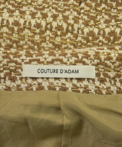 COUTURE D'ADAM（クチュールドアダム）ノーカラージャケット 茶 サイズ:38(M位) レディース/2200653139012