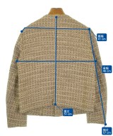 COUTURE D'ADAM（クチュールドアダム）ノーカラージャケット 茶 サイズ:38(M位) レディース/2200653139012