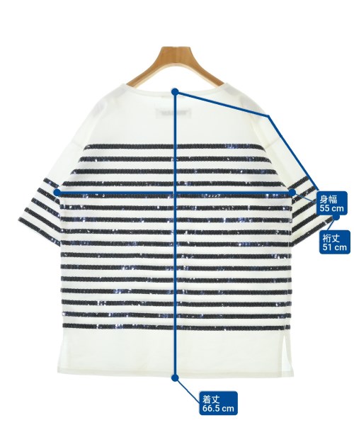 COUTURE D'ADAM（クチュールドアダム）Tシャツ・カットソー 白 サイズ:38(M位) レディース/2200661378281