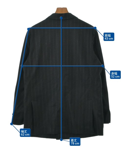 COUTURE D'ADAM（クチュールドアダム）カジュアルジャケット 黒 サイズ:40(S位) メンズ/2200663262045