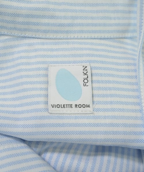 violette room（バイオレットルーム）ブラウス 青 サイズ:F レディース/2200700535064