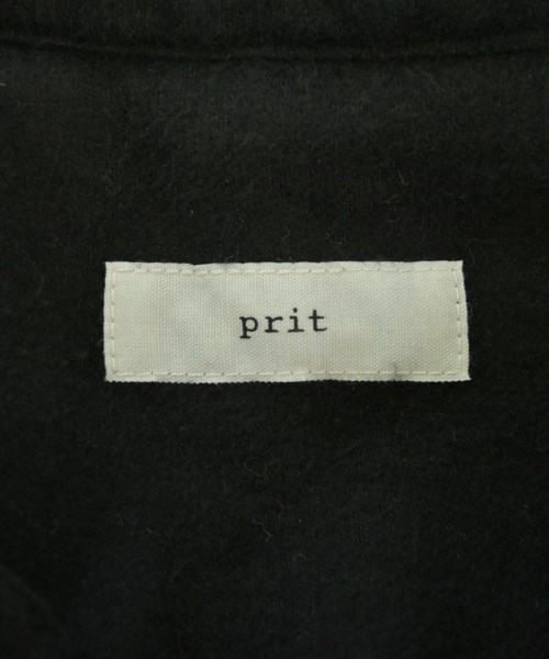prit（プリット）カジュアルシャツ 黒 サイズ:F レディース/2200608292113