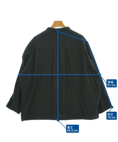 prit（プリット）カジュアルシャツ 黒 サイズ:F レディース/2200608292113