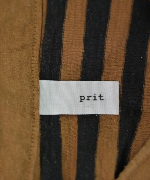 prit（プリット）Tシャツ・カットソー 茶 サイズ:F レディース/2200697141026