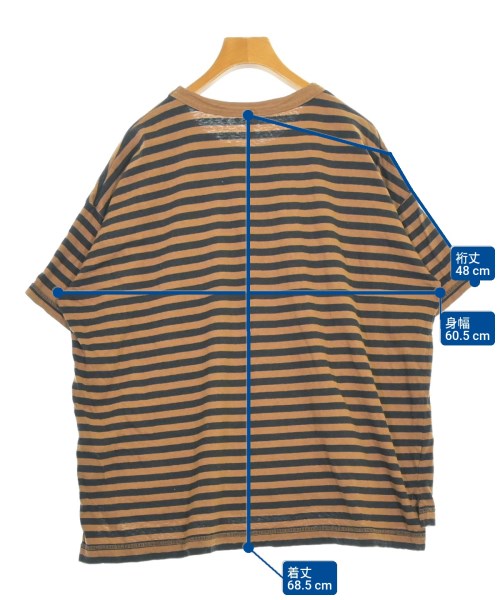 prit（プリット）Tシャツ・カットソー 茶 サイズ:F レディース/2200697141026
