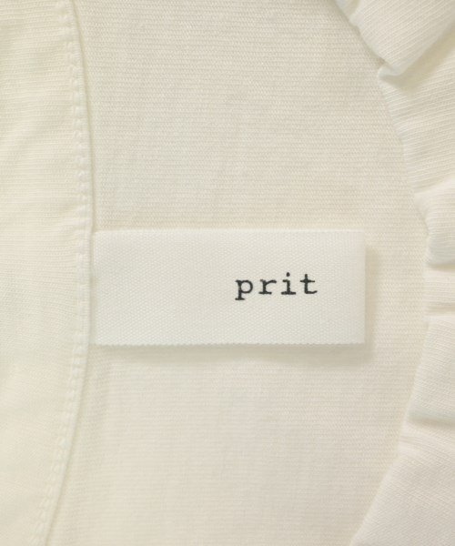 prit（プリット）Tシャツ・カットソー 白 サイズ:F レディース/2200699891158