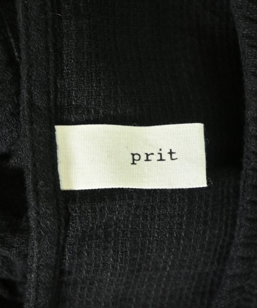 prit（プリット）ブラウス 黒 サイズ:F レディース/2200701311780
