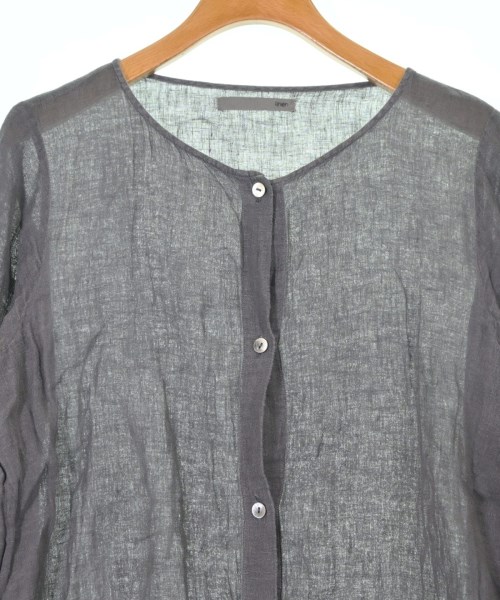 RINEN（リネン）カジュアルシャツ グレー サイズ:F レディース/2200620438087