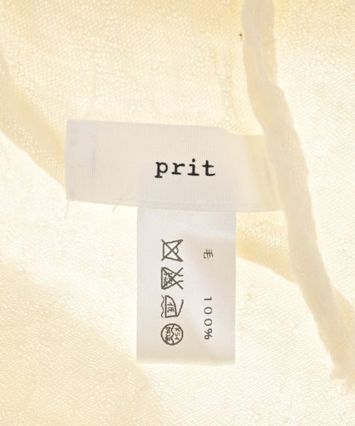 prit（プリット）ストール 白 サイズ:- レディース/2200603618086