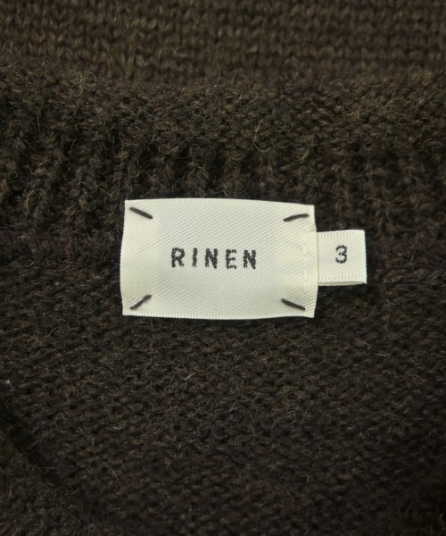 RINEN（リネン）ニット・セーター 茶 サイズ:3(L位) レディース/2200659928047