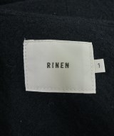 RINEN（リネン）ノーカラージャケット 紺 サイズ:1(S位) レディース/2200663916047