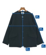 RINEN（リネン）ノーカラージャケット 紺 サイズ:1(S位) レディース/2200663916047