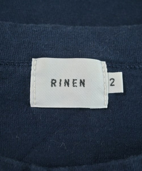 RINEN（リネン）Tシャツ・カットソー 紺 サイズ:2(M位) メンズ/2200665915079