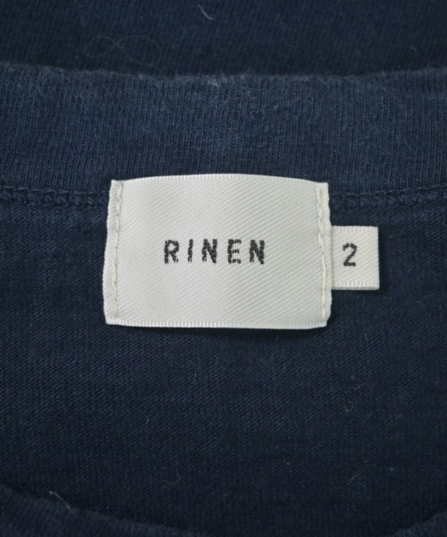 RINEN（リネン）Tシャツ・カットソー 紺 サイズ:2(M位) メンズ/2200665915086