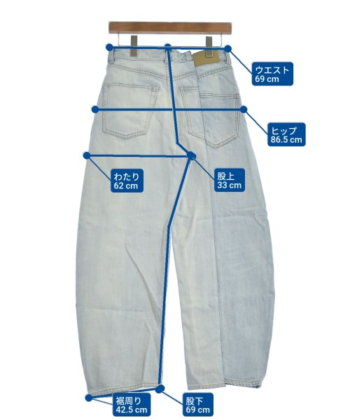 JNBY（ジェーエヌビーワイ）デニムパンツ 青 サイズ:M レディース/2200641285035