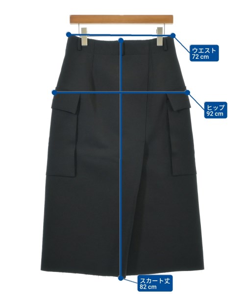 JNBY（ジェーエヌビーワイ）ロング・マキシ丈スカート 黒 サイズ:L レディース/2200650065017