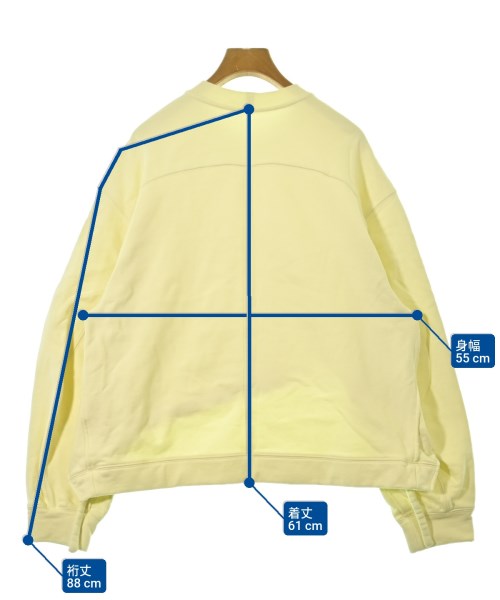 JNBY（ジェーエヌビーワイ）スウェット 黄 サイズ:38(M位) レディース/2200665236143