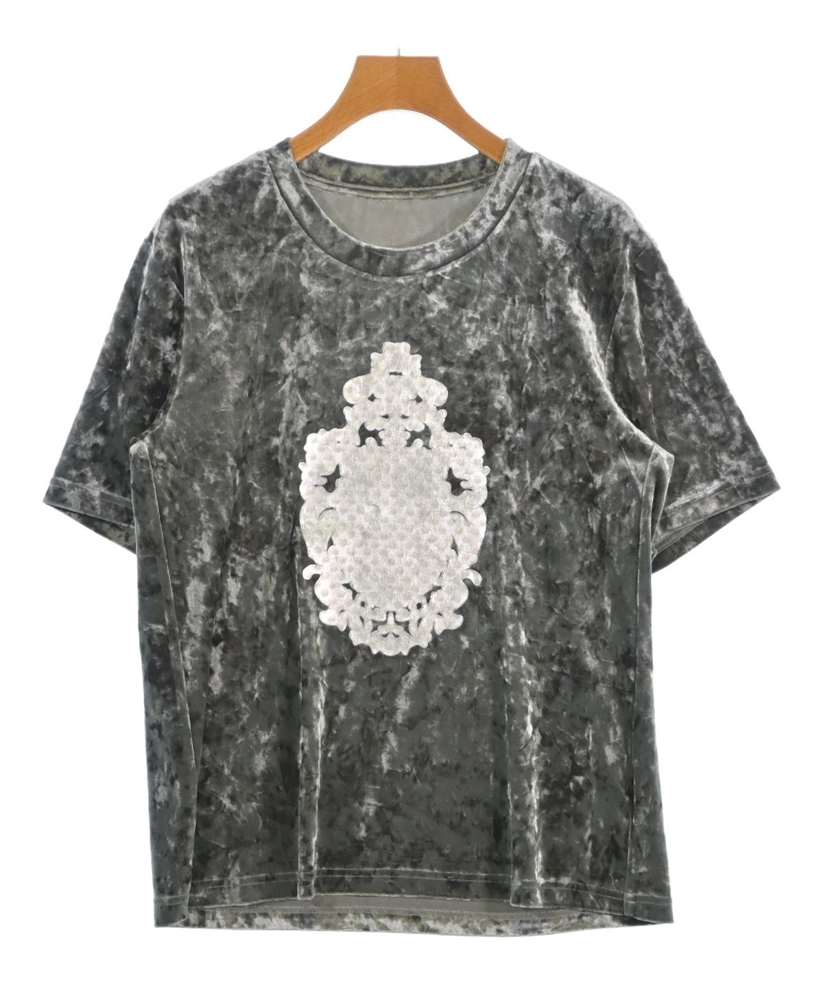 JNBY（ジェーエヌビーワイ）Tシャツ・カットソー グレー サイズ:F 
