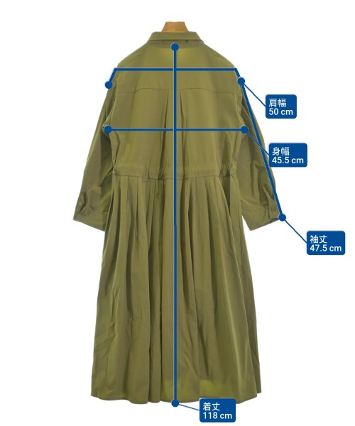 Dignite collier（ディニテコリエ）ワンピース カーキ サイズ:F レディース/2200615787022