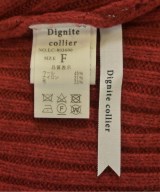 Dignite collier（ディニテコリエ）ニット・セーター 赤 サイズ:F レディース/2200669781212
