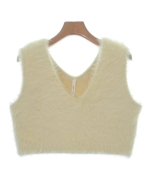 Dignite collier(ディニテコリエ)ベスト 白 サイズ:F/2200673135056