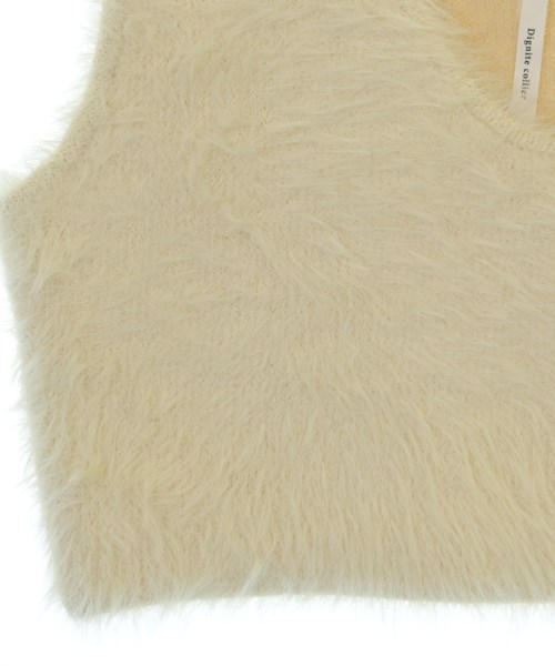 Dignite collier（ディニテコリエ）ベスト 白 サイズ:F レディース/2200673135056