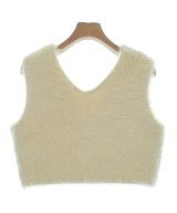 Dignite collier（ディニテコリエ）ベスト 白 サイズ:F レディース/2200673135056