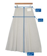 Dignite collier（ディニテコリエ）ロング・マキシ丈スカート グレー サイズ:F レディース/2200677465036