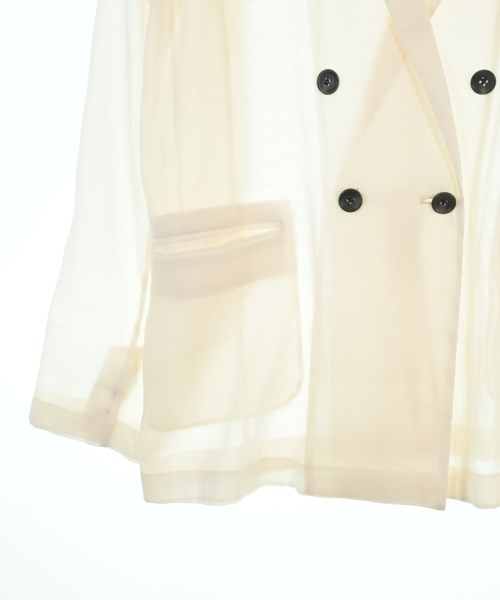 Dignite collier（ディニテコリエ）テーラードジャケット 白 サイズ:F レディース/2200678379011