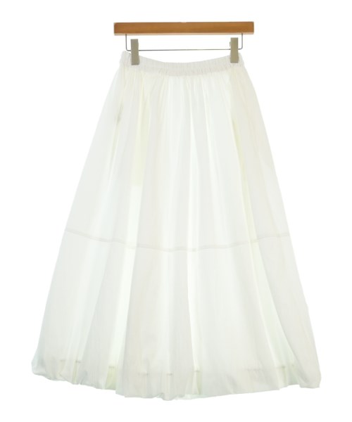 Dignite collier（ディニテコリエ）ロング・マキシ丈スカート 白 サイズ:F レディース/2200678379028