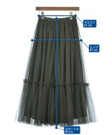 Dignite collier（ディニテコリエ）ロング・マキシ丈スカート カーキ サイズ:F レディース/2200674777040