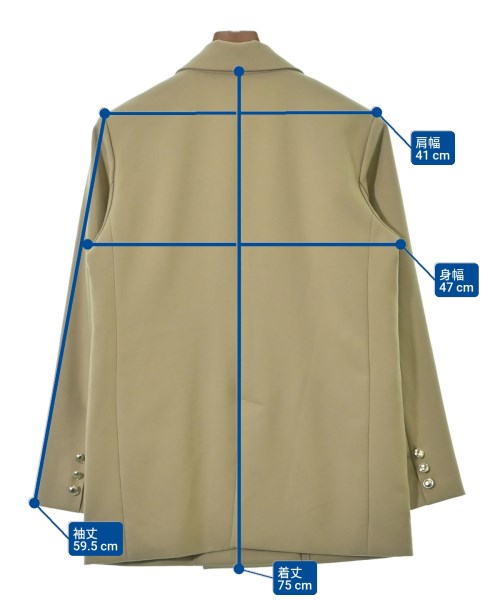 Dignite collier（ディニテコリエ）カジュアルジャケット ベージュ サイズ:F レディース/2200657065065