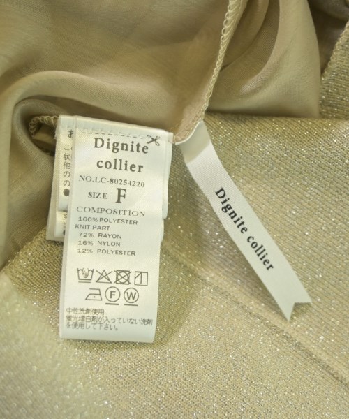 Dignite collier（ディニテコリエ）ブラウス ベージュ サイズ:F レディース/2200637193351