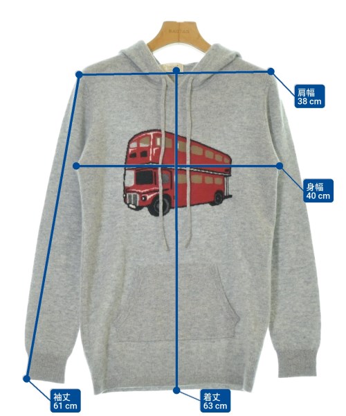 Dignite collier（ディニテコリエ）ニット・セーター グレー サイズ:F レディース/2200651550024