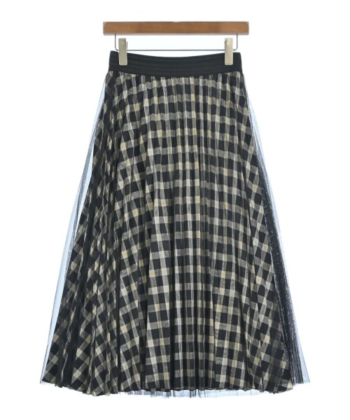 Dignite collier(ディニテコリエ)ロング・マキシ丈スカート 黒 サイズ:F/2200643170056