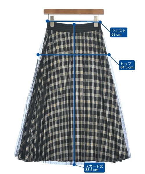 Dignite collier（ディニテコリエ）ロング・マキシ丈スカート 黒 サイズ:F レディース/2200643170056