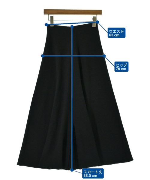 Dignite collier（ディニテコリエ）ロング・マキシ丈スカート 黒 サイズ:F レディース/2200700957125