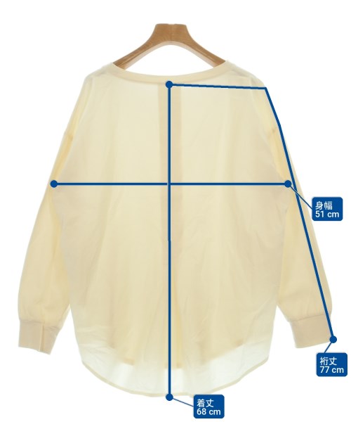Dignite collier（ディニテコリエ）Tシャツ・カットソー 白 サイズ:F レディース/2200705461474