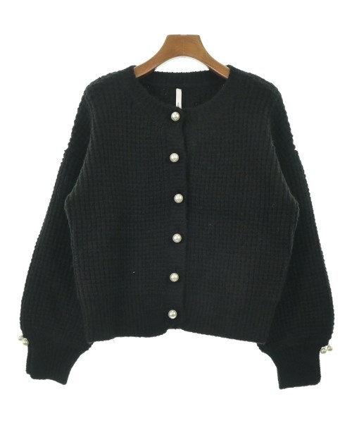Dignite collier(ディニテコリエ)カーディガン 黒 サイズ:F/2200659184634