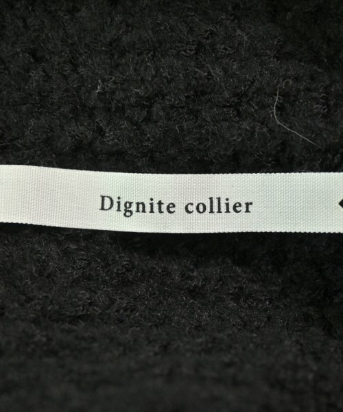 Dignite collier（ディニテコリエ）カーディガン 黒 サイズ:F レディース/2200659184634