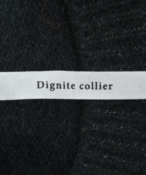 Dignite collier（ディニテコリエ）ニット・セーター 黒 サイズ:F レディース/2200659184641