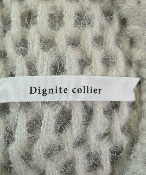 Dignite collier（ディニテコリエ）ニット・セーター グレー サイズ:F レディース/2200659184665