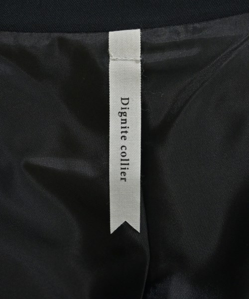 Dignite collier（ディニテコリエ）ノーカラージャケット 紺 サイズ:F レディース/2200666528049