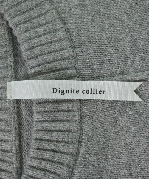 Dignite collier（ディニテコリエ）ニット・セーター グレー サイズ:F レディース/2200729452038