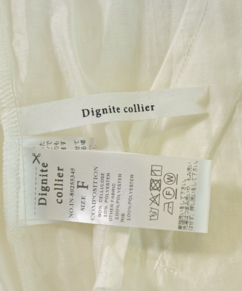 Dignite collier（ディニテコリエ）ブラウス 白 サイズ:F レディース/2200722650066